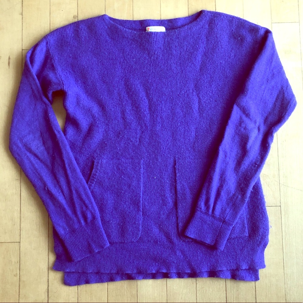 J.Crew crewcuts Purple Pocket Sweater